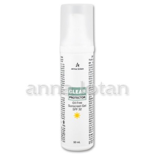 Anna Lotan Clear Protector Oil Free Sunscreen Gel SPF32 (50ml)
