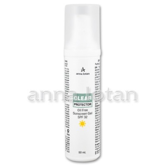 Anna Lotan Clear Protector Oil Free Sunscreen Gel SPF32 (50ml)