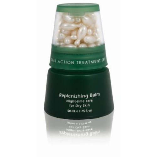 Anna Lotan Greens Dual Action Treatment Set Replenishing Balm 50 ml with Retinol 42 Capsules Anna Lotan Greens Dual Action Treatment Set Replenishing Balm 50 ml with Retinol 42 Capsules