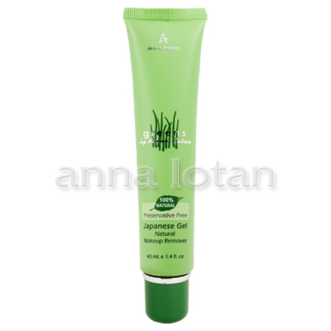 Anna Lotan Greens Japanese Gel Natural Makeup Remover 40 ml Anna Lotan Greens Japanese Gel Natural Makeup Remover 40 ml