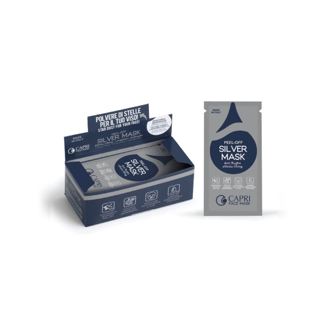 Capri Beauty Line Peel-Off Silver Mask Lifting Anti-Wrinkle 10ml Capri Beauty Line Peel-Off Silver Mask Lifting Anti-Wrinkle 10ml