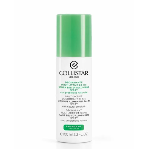 Collistar Multi Active Deodorant 24 Hours Without Aluminium Salts 100ml Collistar Multi Active Deodorant 24 Hours Without Aluminium Salts 100ml