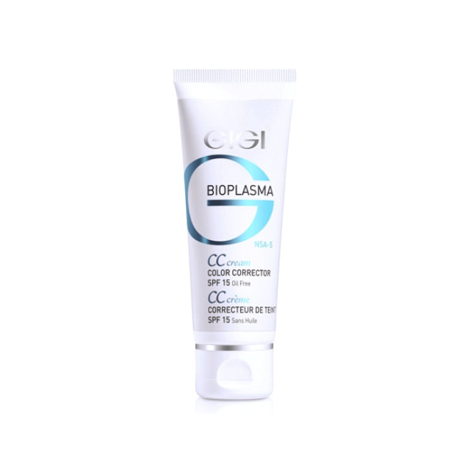 GiGi Bioplasma CC Color Corrector SPF15 Oil free 75 ml GiGi Bioplasma CC Color Corrector SPF15 Oil free 75 ml