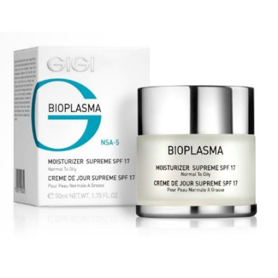 GiGi Bioplasma Moisturizer Supreme Day Cream SPF 20 Normal Oily Skin 50 ml GiGi Bioplasma Moisturizer Supreme Day Cream SPF 20 Normal Oily Skin 50 ml