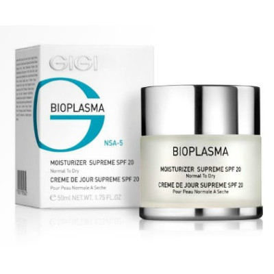 GiGi Bioplasma Moisturizer Supreme Day Cream SPF 20 Normal Dry Skin 50 ml GiGi Bioplasma Moisturizer Supreme Day Cream SPF 20 Normal Dry Skin 50 ml
