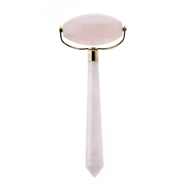 White Lotus Luxurious Large Rose Quartz Roller White Lotus Luxurious Large Rose Quartz Roller